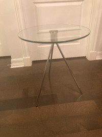 End/Side Table- Tempered Glass