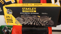 Stanley Fatmax Gun Metal Chrome Socket Set, 275-pc (NIB)