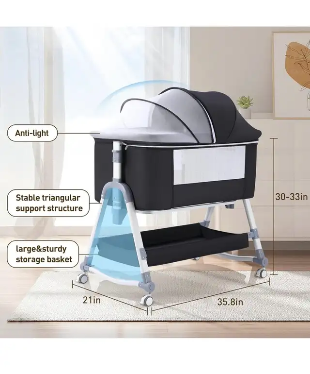 Bassinet/Crib in Cribs in Mississauga / Peel Region - Image 3