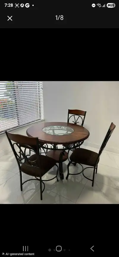 Ashley Glambrey Table & Chairs, View more