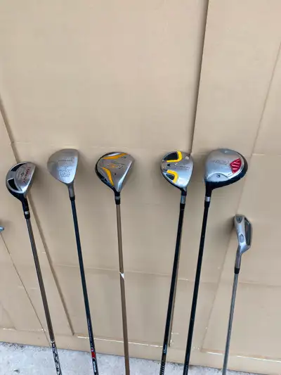 Lefty Helix 3 wood $20 Right hand King Cobra 3 wood $20 Right hand Adams 3 wood $20 Right hand Adams...