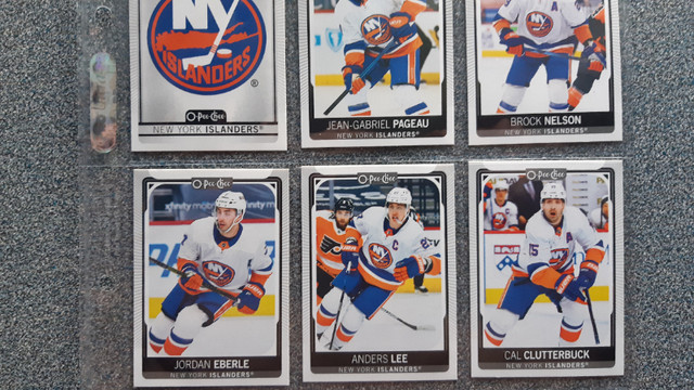 2021-22 O-PEE-CHEE New York Islanders Basic cards Complete team dans Art et objets de collection  à Lévis - Image 3