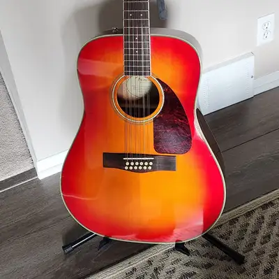 PRICE DROP! Fender acoustic/electric 12-string guitar, View more