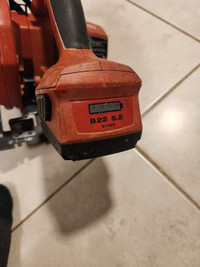 Hilti 6 ½ circular saw with battery