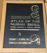 NEW Vintage Radiographic Atlas of the Human Skull First edition