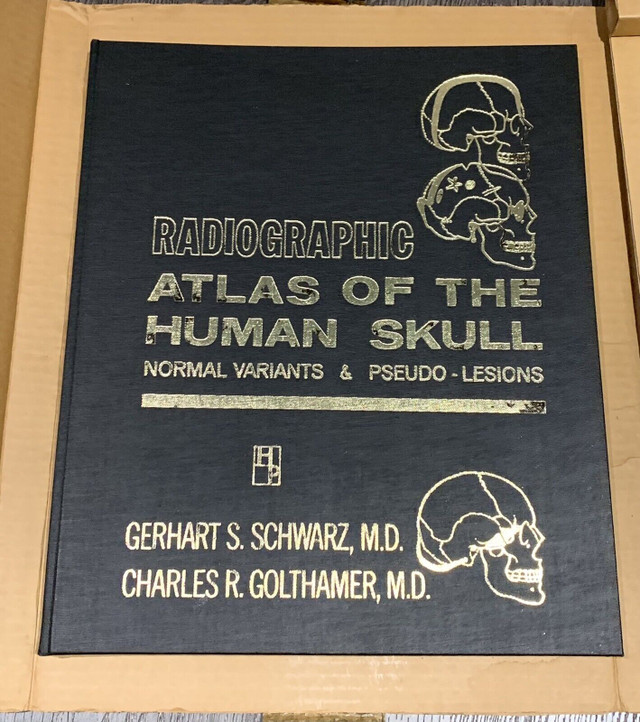 NEW Vintage Radiographic Atlas of the Human Skull First edition in Textbooks in Markham / York Region