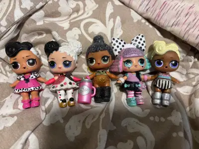 LOL doll lot (5 dolls + 1 bottle), View more
