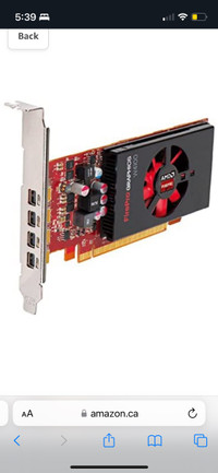 AMD FirePro™ W4100 Video Card