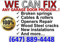 Brampton  Garage Door and Opener, Repairs and Installation