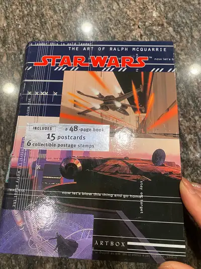 100%new. The Art of Ralph McQuarrie Star Wars Art Box Includes Postcards Stamps Book Darth Vader Luk...