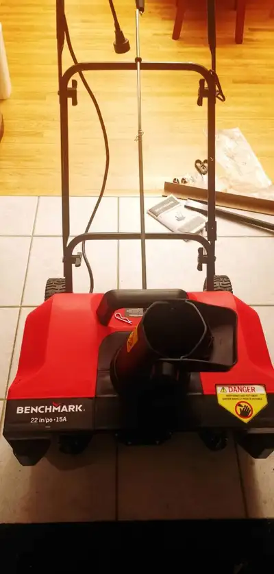Benchmark Electric Snowblower, View more