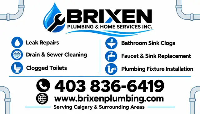 Quality Plumbing & Drain Solutions From $39.99 @ 403 836-6419