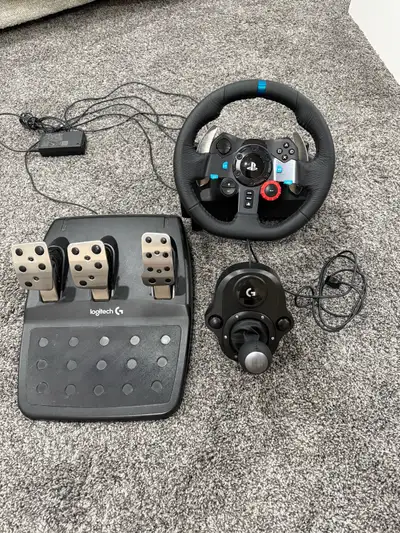 Logitech G29 Racing Simulator Wheel and Pedal with Shifter, View more