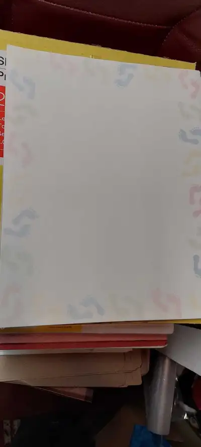 papier à lettres "petits pieds", View more