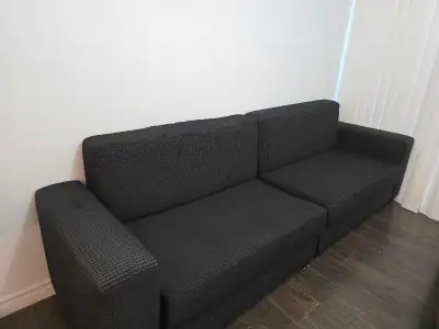 black fabric couch, View more