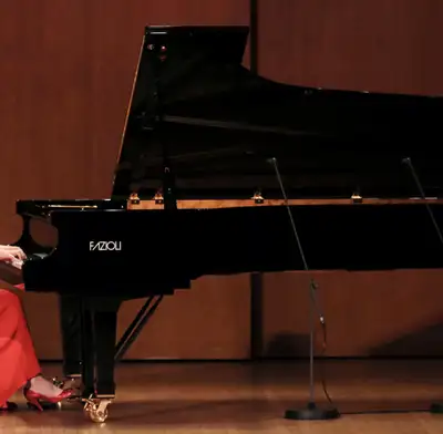 Hello, I am seeking a skilled grand pianist with expertise in playing pop music, available for hire...