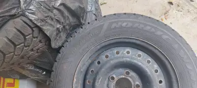 Four tires with rims 5x114.3 bolt pattern Still in good conditions with lots of tread left