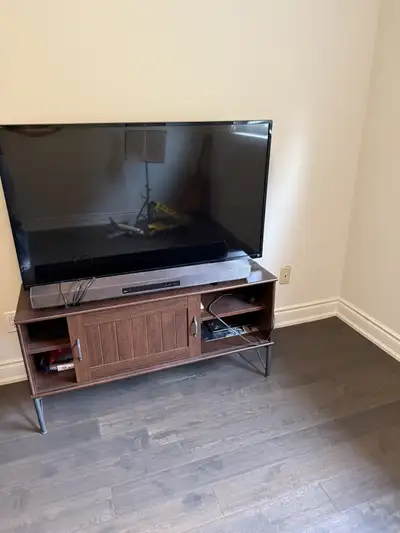 Tv 50” and stand, View more