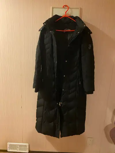 Authentic Guess Down Hooded Long Coat, View more