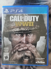 ***PS4, Call of Duty: WWII Game, In Excellent Condition!!***