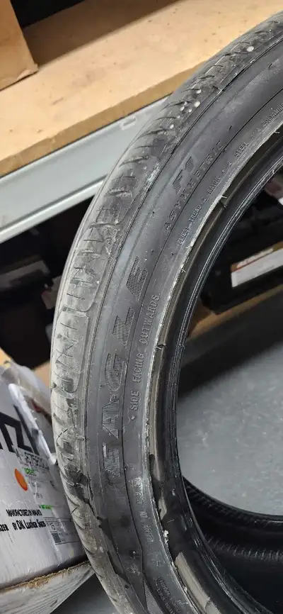 One , 24540r20 Goodyear eagle f1 asym a/s tire.