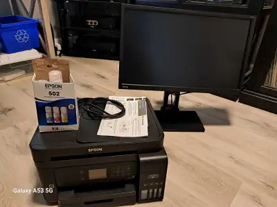 Printer and monitor , View more