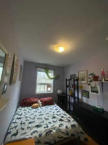 Fully furnished room for rent from the start of May to the end of September. One female roomate with...