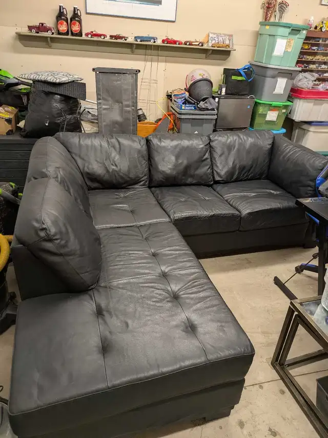 Leather Sectional Sofa in Couches & Futons in St. Catharines - Image 3