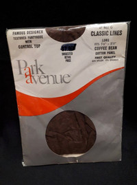 Park Avenue Classic Lines Control Top Pantyhose Coffee Bean