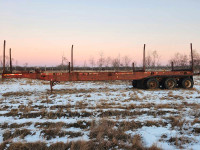 Beeline hayride log trailer