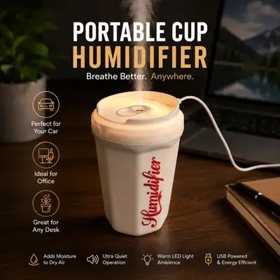 Portable Mini Humidifier USB Diffuser, View more