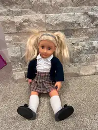 School girl 18” doll