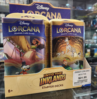 Disney Lorcana Into The Inklands Starter Decks!!