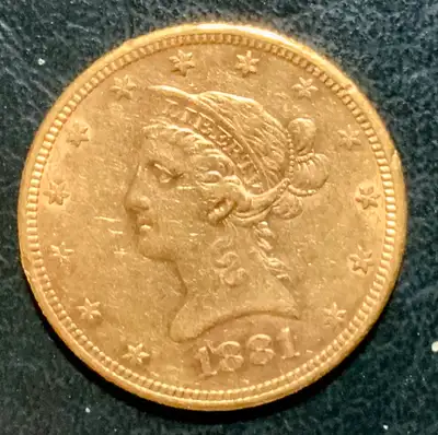USA 1881 S $10 Gold Coin for sale. I only deal in person for cash. NO SHIPPING. *. I have a safe and...