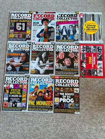 10 mint back issues of Record Collector magazine. Mint condition. Asking $5 ea. or $25 for all. Than...