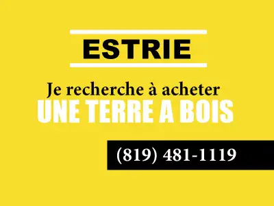 je recherche une terre a bois ou fermette avec terre acheteur serieux