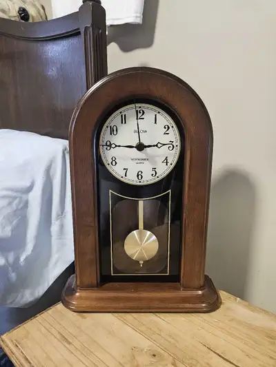 Bulova quartz clock, View more