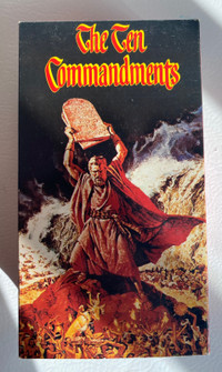 Ten Commandments VHS