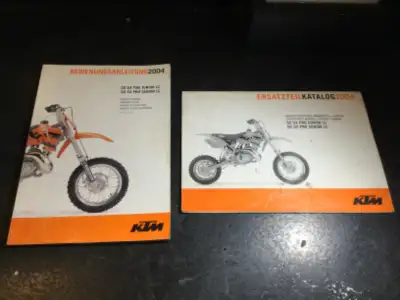 2004 KTM 50 SX Pro Junior LC & 50 SX Pro Senior LC Owner's Manual and Spare Parts Manual 1) 2004 KTM...