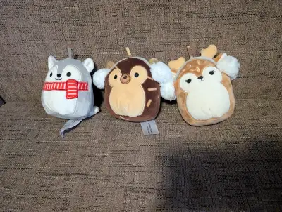 3 Winter  Squishmallows Mini - 4 Inch Soft Mini Plush, View more