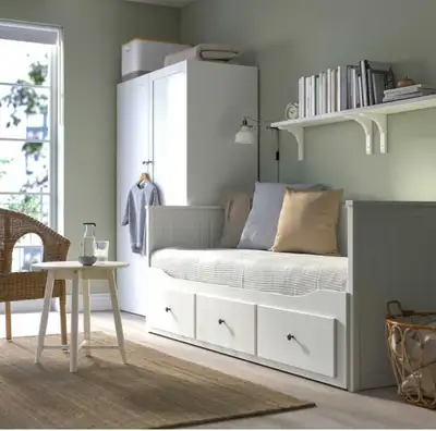 IKEA Hemnes Day-bed frame with 3 drawers, View more