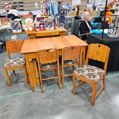 Antique Table and Chairs, View more