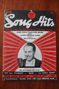 Vintage Song Hits Lyric Magazine - 1940