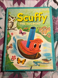 1946 LittleGoldenBook- Hardcover SCUFFY THE TUGBOAT 1976 Edition