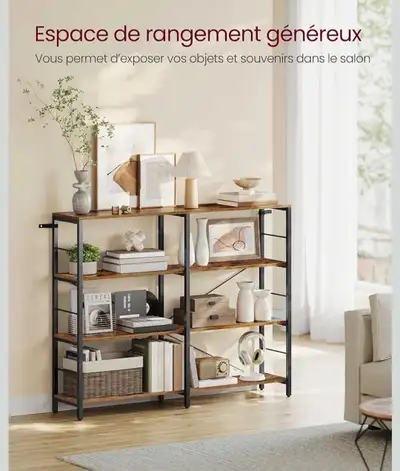 VASAGLE Bookshelf, View more
