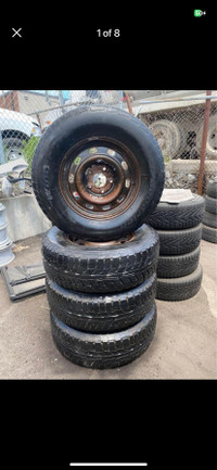 4 winter tires with steel rims dodge ram 1500 came off of 2015 (