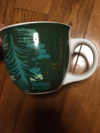 Starbucks Christmas tree mug  great gift 