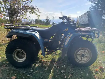 I'm selling a 1990 Yamaha Moto 4 250, a reliable and sturdy ATV perfect for various outdoor activiti...