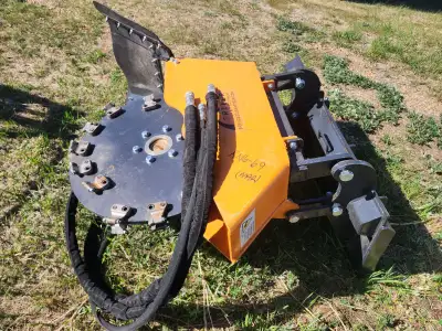 New Never Used 31” Transverse Stump Grinder for Skid Steer For standard flow and high flow skid stee...