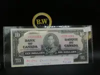 1937 Canada $10 Loyne-Towers Bc-24c Banknotes!!!!!!!!!
